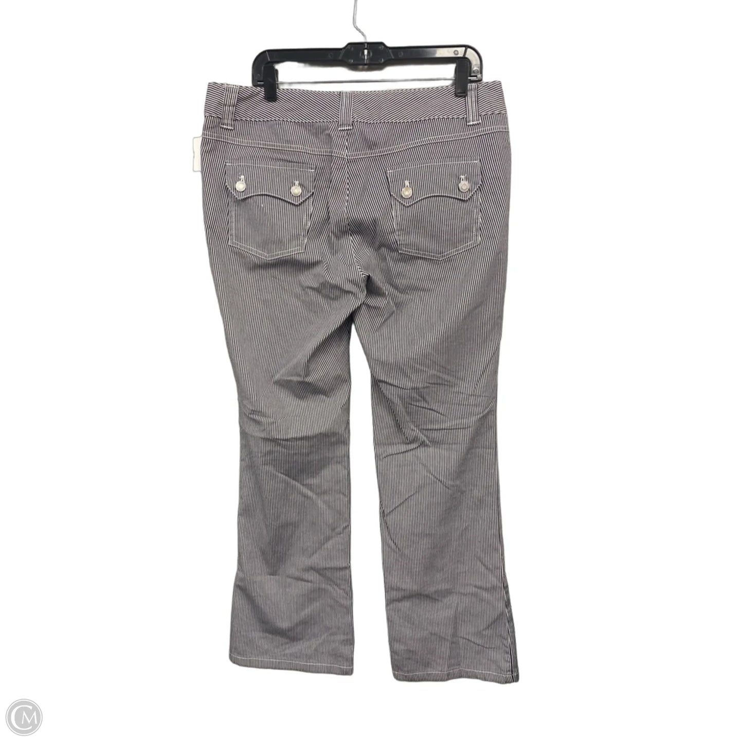 Pants Linen By Michael By Michael Kors In Black & White, Size: 12