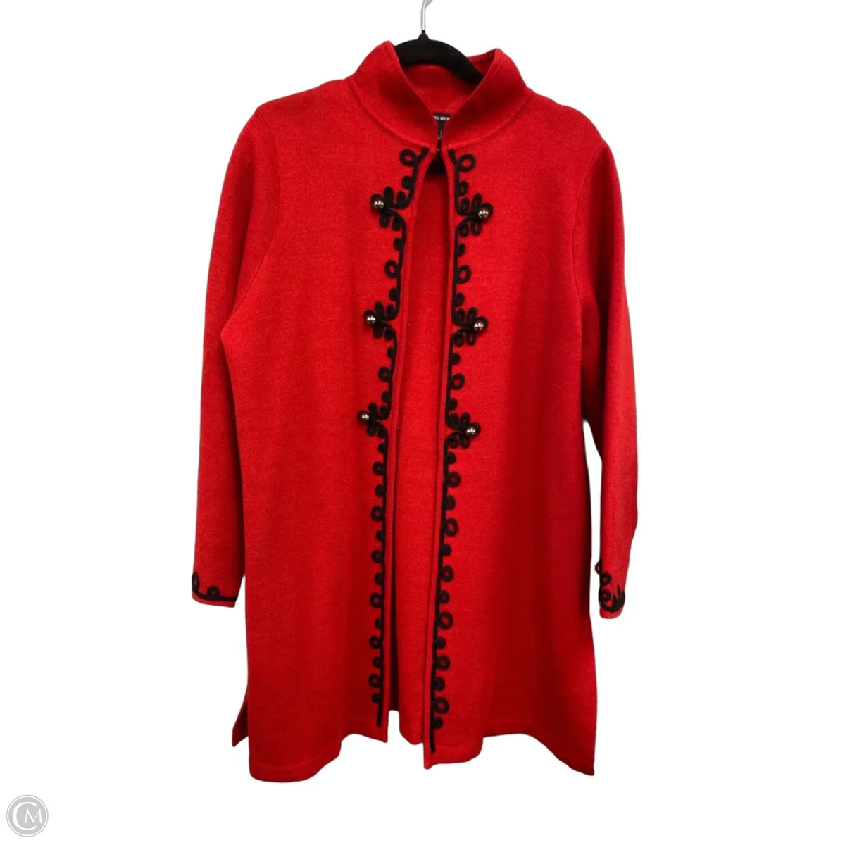 Cardigan By Clothes Mentor In Red, Size: L