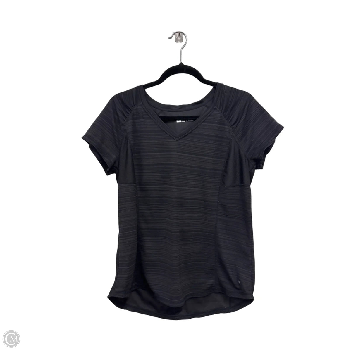 Athletic Top Short Sleeve By Xersion In Black, Size: L