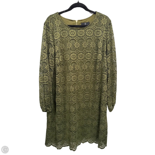 Dress Casual Short By Ronnie Nicole In Green, Size: 2x