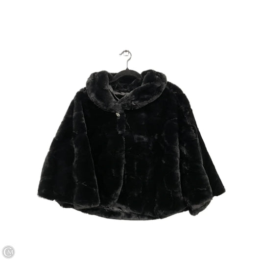 Shawl By Nina Leonard In Black, Size: 2x