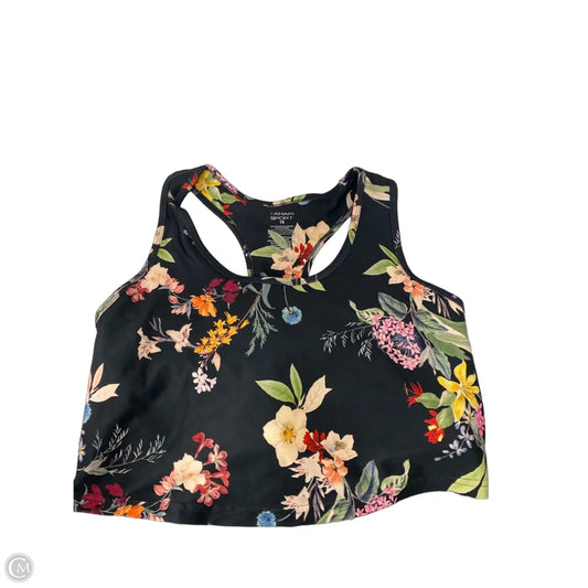 Athletic Bra By Tahari In Black, Size: 1x