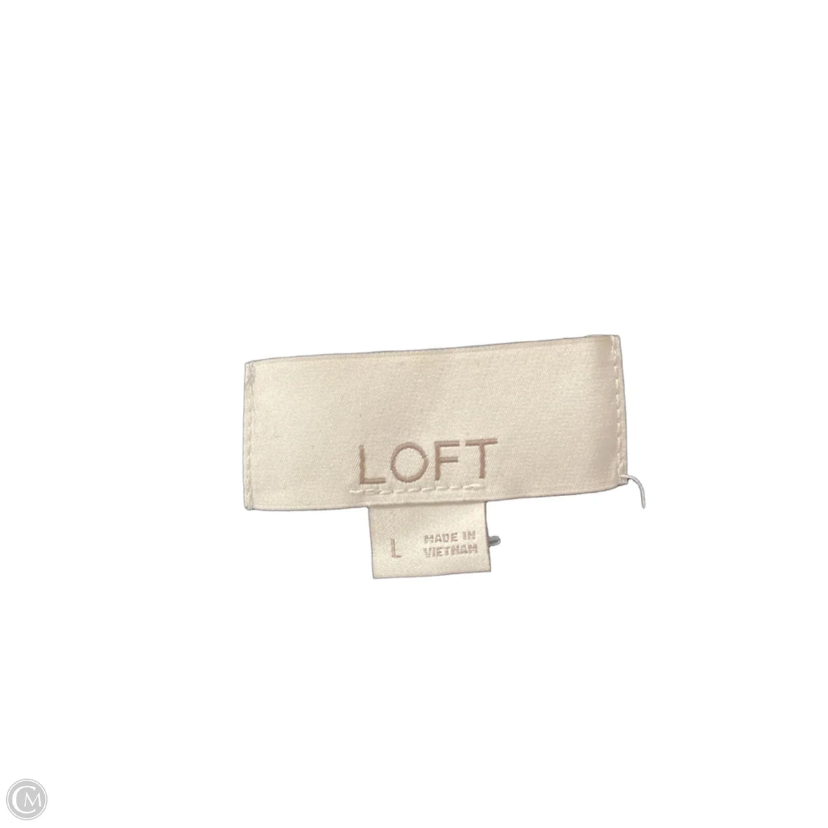 Jacket Other By Loft In Black & White, Size: L