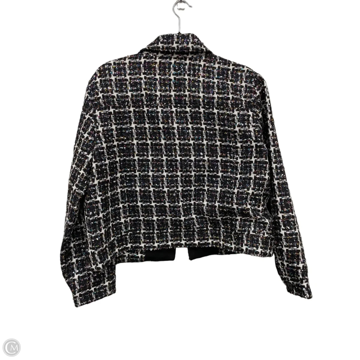 Jacket Other By Loft In Black & White, Size: L