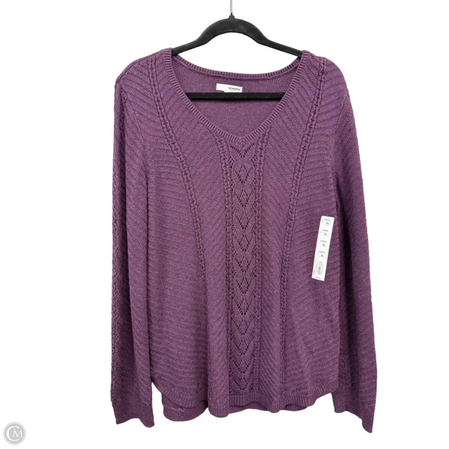 Sweater By Sonoma In Purple, Size: Xl