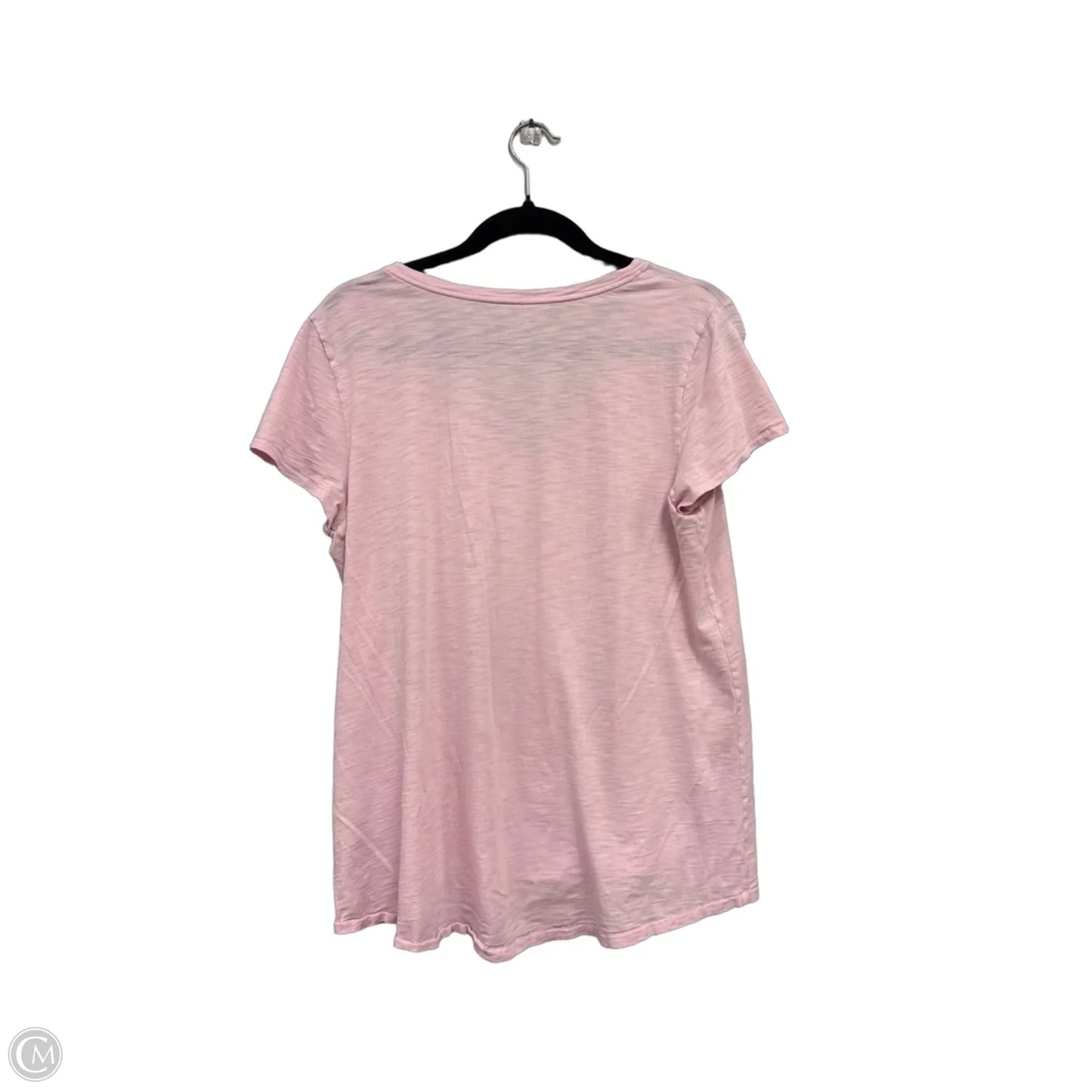 Top Short Sleeve Designer By Lilly Pulitzer In Pink, Size: L