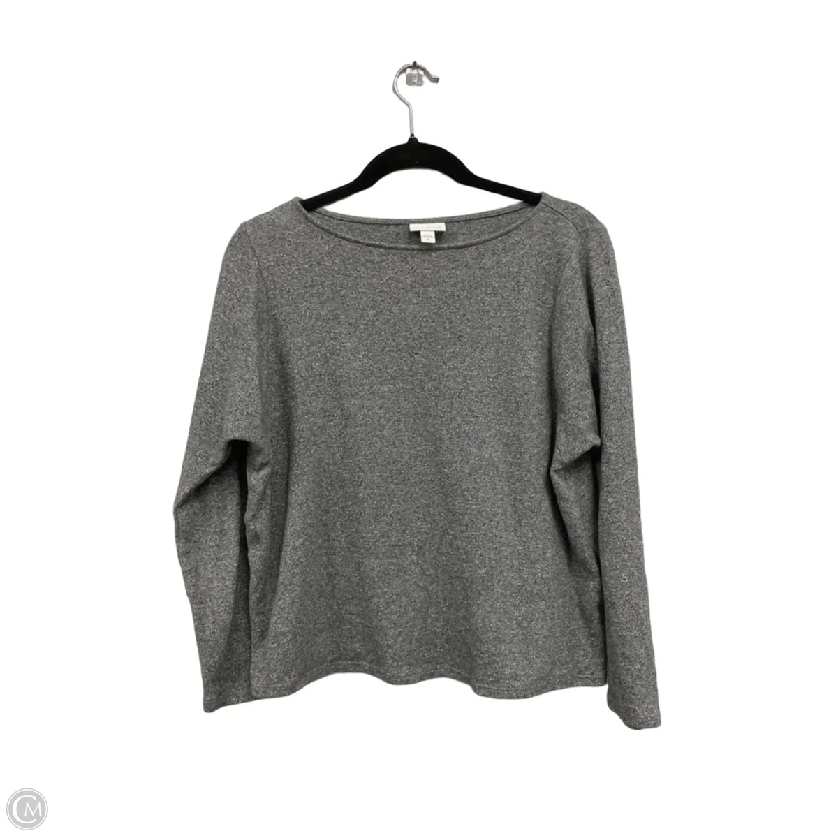 Top Long Sleeve Basic By Pure Jill In Grey, Size: Xs