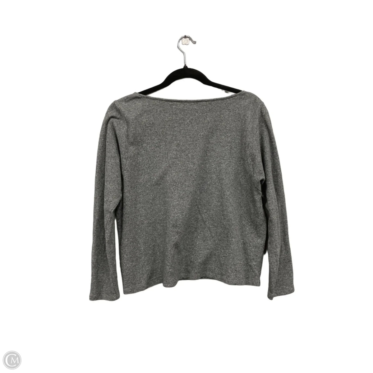Top Long Sleeve Basic By Pure Jill In Grey, Size: Xs