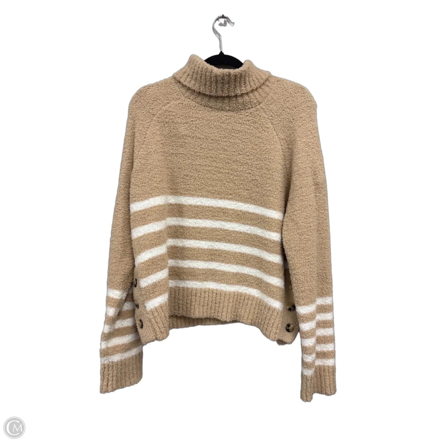 Sweater By Harper In Cream & White, Size: L