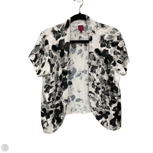 Cardigan By 212 Collection In Black & White, Size: Xl