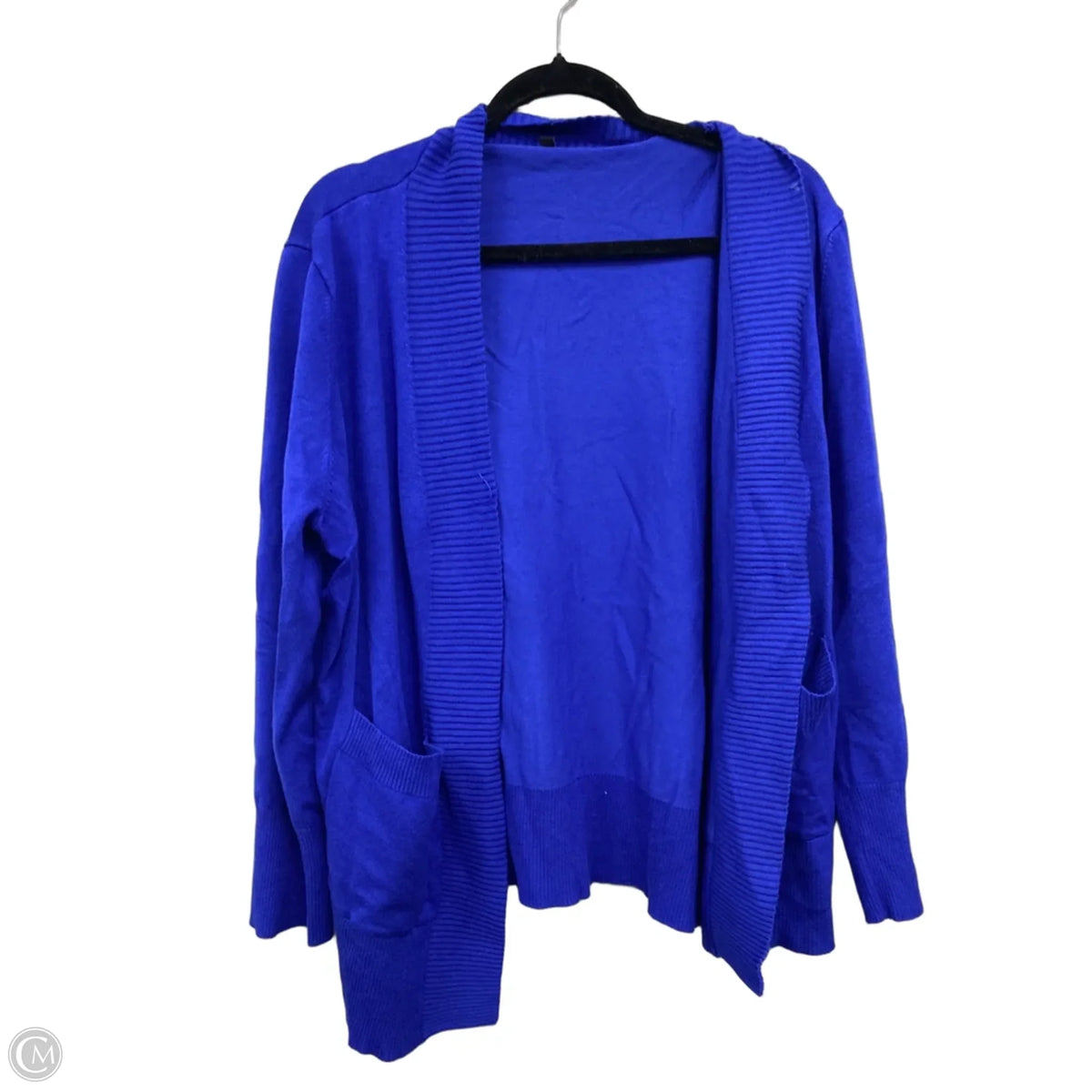 Cardigan By Clothes Mentor In Blue, Size: 3x
