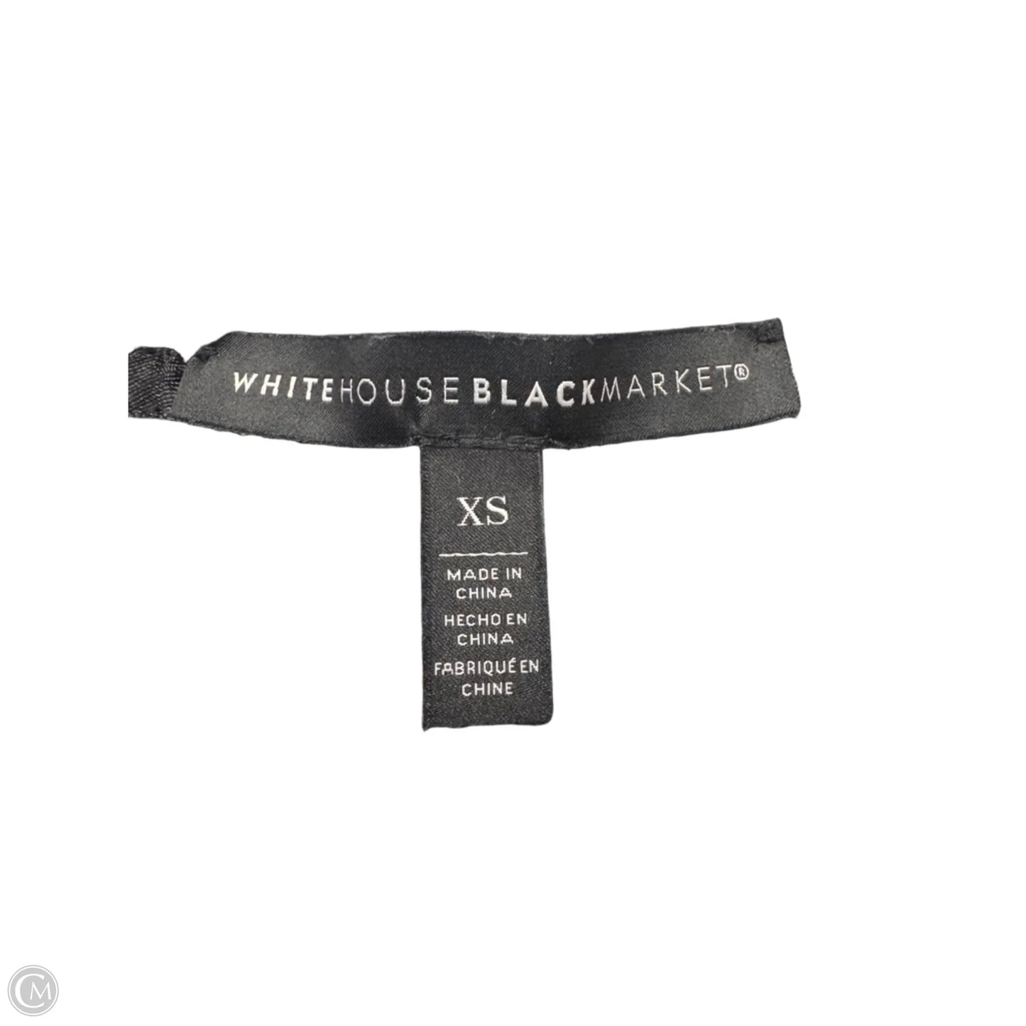 Sweater Cardigan By White House Black Market In Black & White, Size: Xs