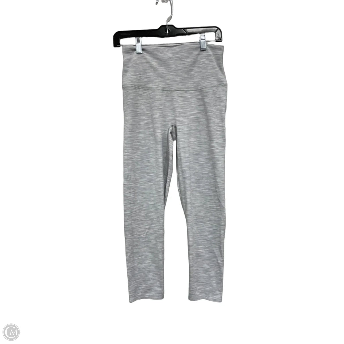 Athletic Leggings By Spanx In Grey, Size: L