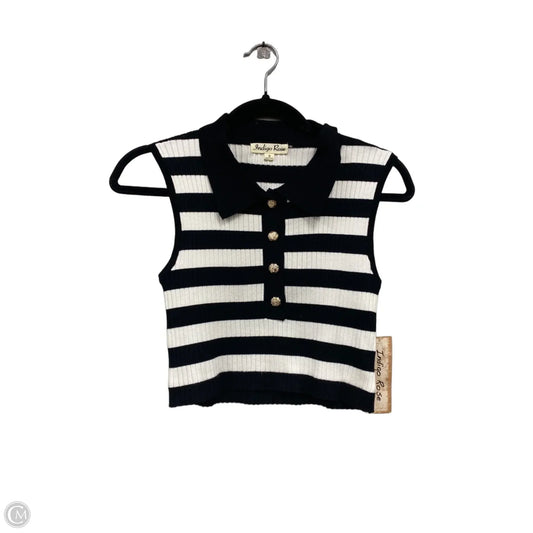 Sweater By Indigo Rose In Black & White, Size: S