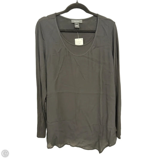 Blouse Long Sleeve By Karen Kane In Black, Size: Xl