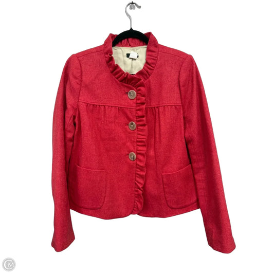 Blazer By J. Crew In Red, Size: 8