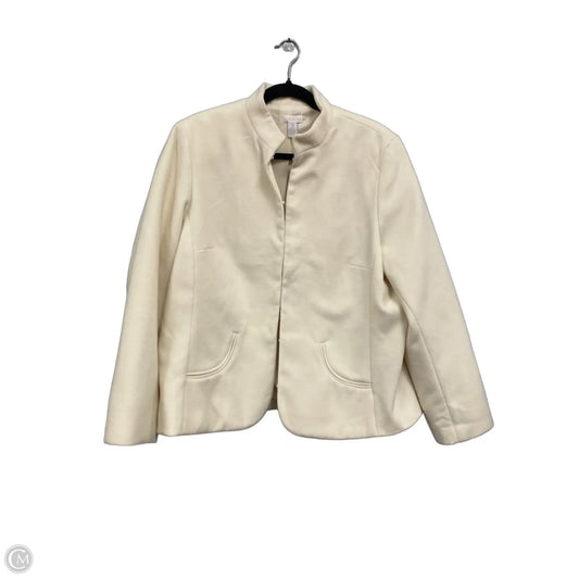 Jacket Other By Chicos In Cream, Size: Xl
