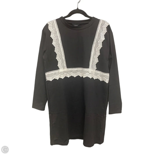 Dress Casual Short By Lumiere In Black & White, Size: M
