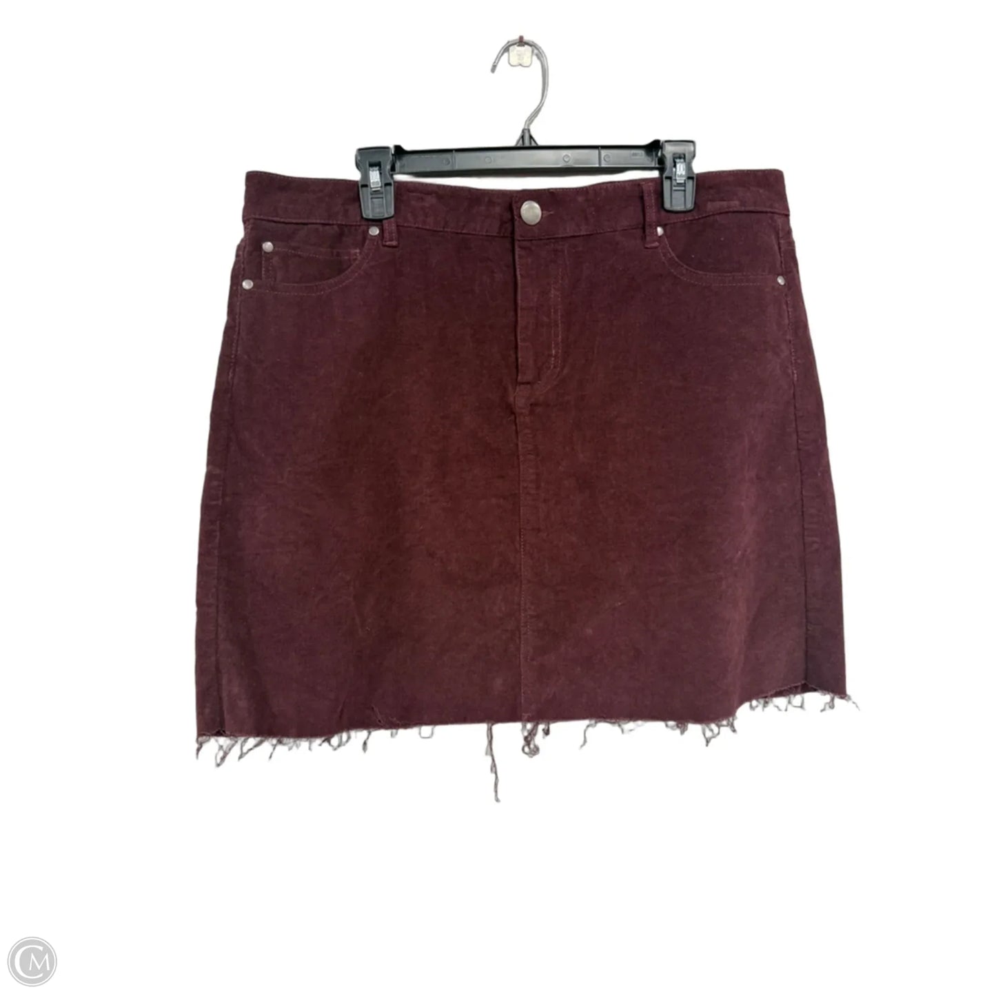 Skirt Mini & Short By Arula In Maroon, Size: 1x