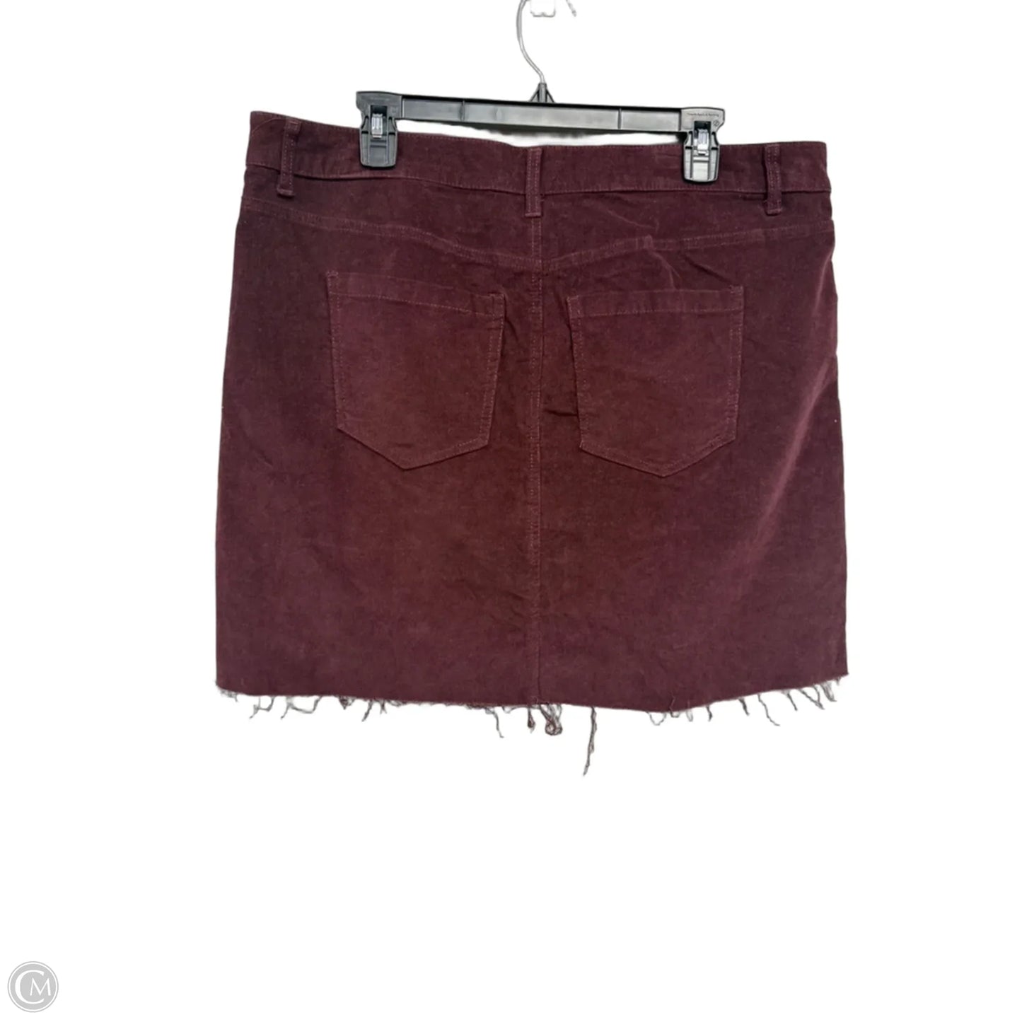 Skirt Mini & Short By Arula In Maroon, Size: 1x