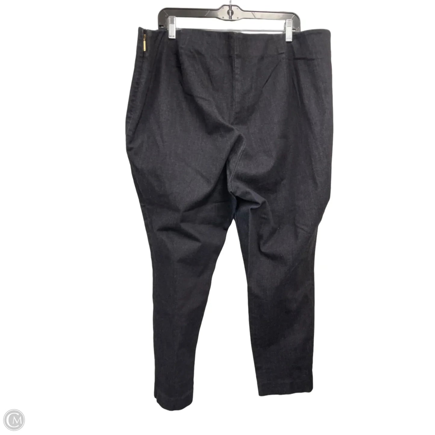 Pants Linen By Lauren By Ralph Lauren In Black, Size: 20