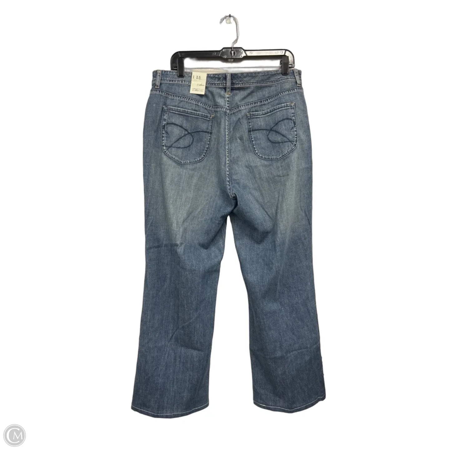 Jeans Wide Leg By Chicos In Blue Denim, Size: L