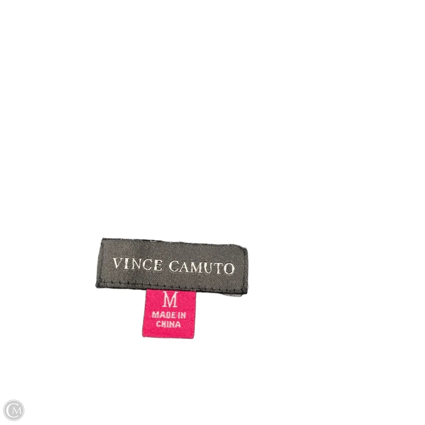 Blouse Long Sleeve By Vince Camuto In Black & White, Size: M