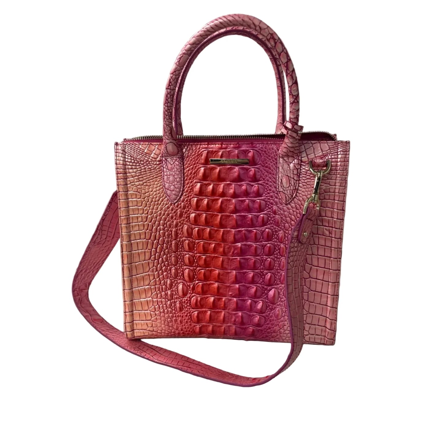 Handbag Designer By Brahmin, Size: Large