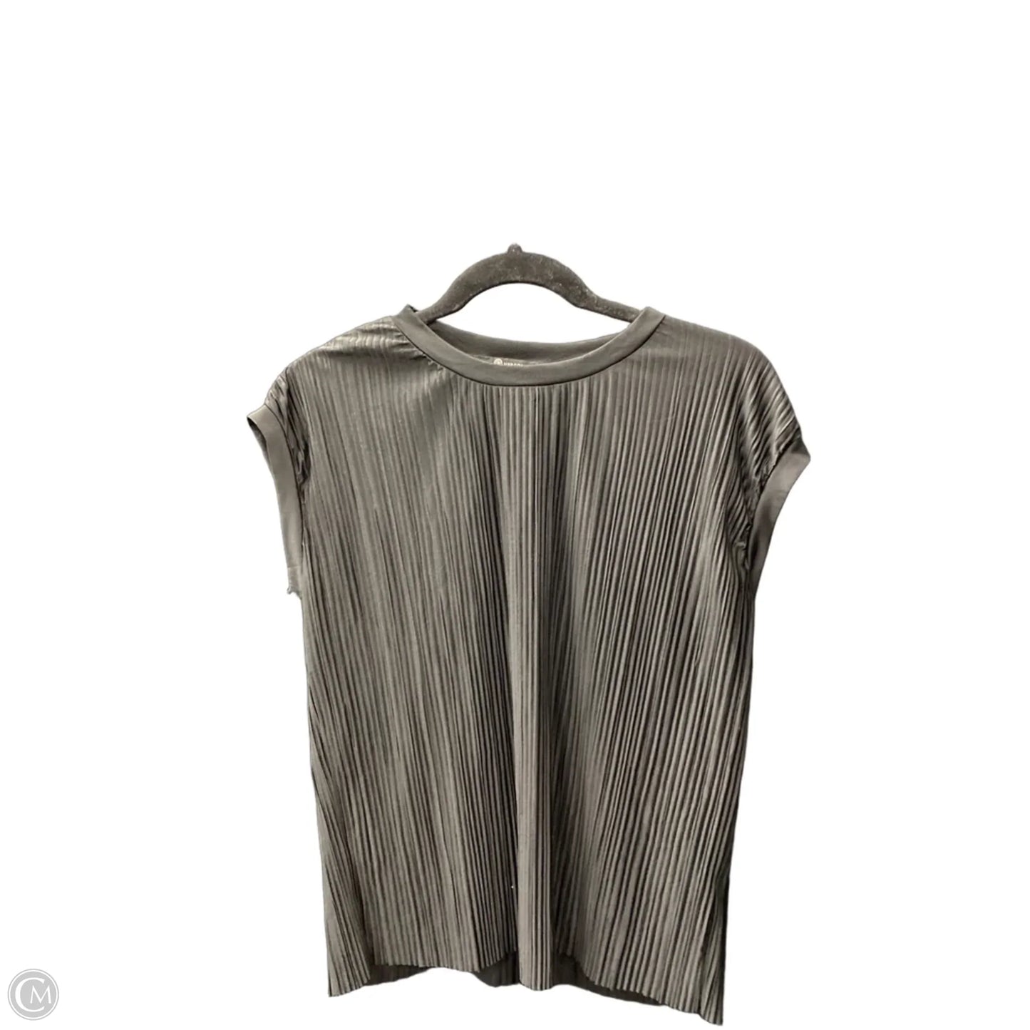 Top Short Sleeve By Versona In Black, Size: S