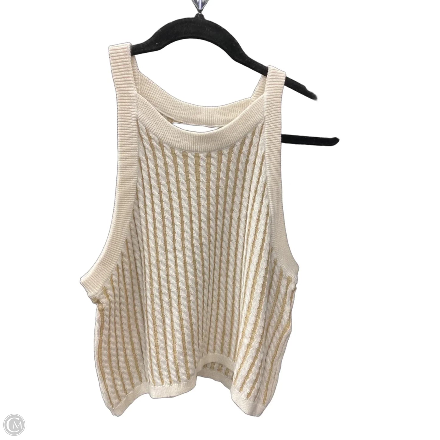 Top Sleeveless By Sancia In Cream, Size: S