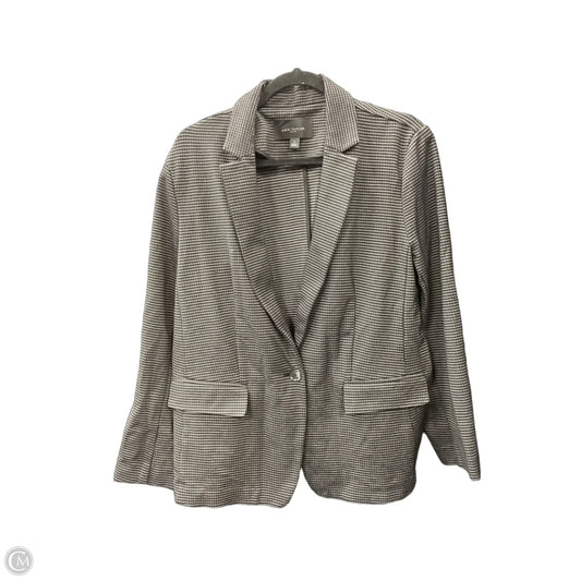 Blazer By Ann Taylor In Black & White, Size: 16