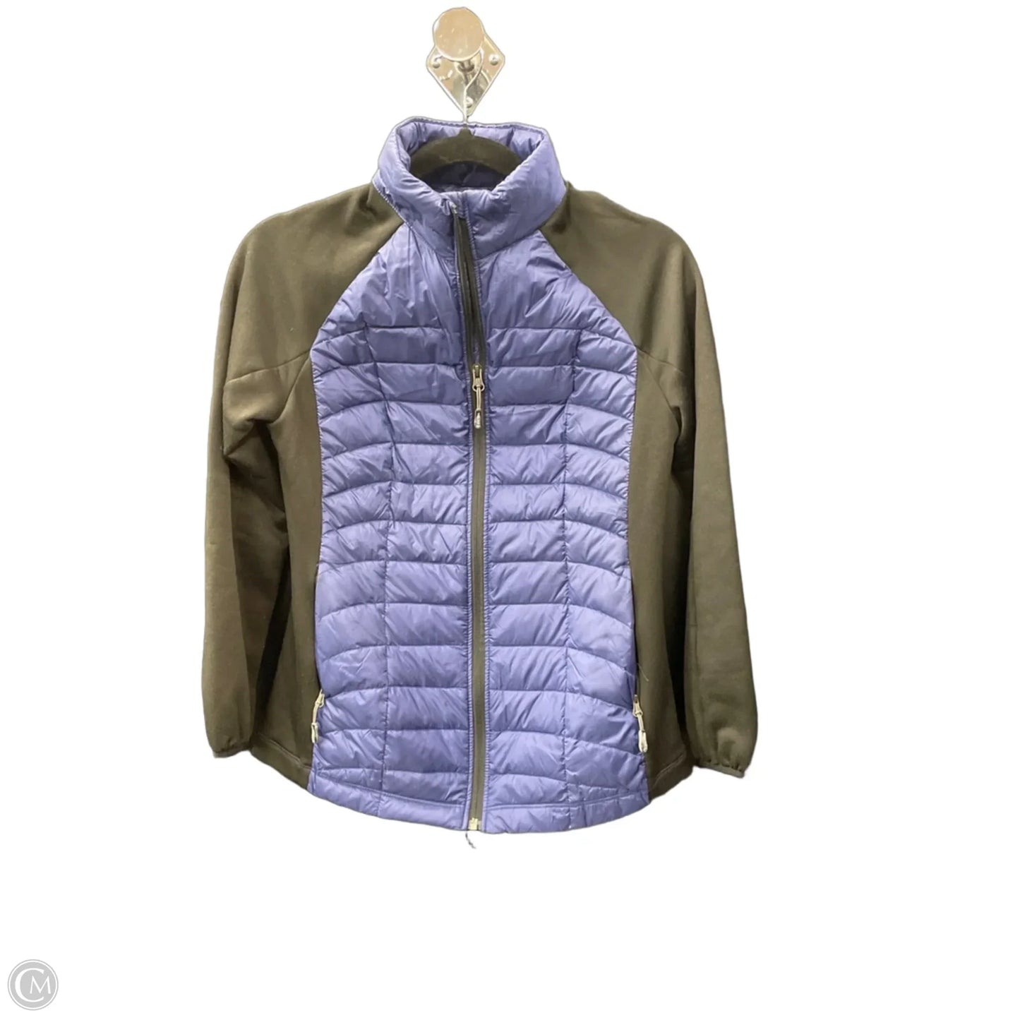 Jacket Puffer & Quilted By 32 Degrees In Black & Blue, Size: S