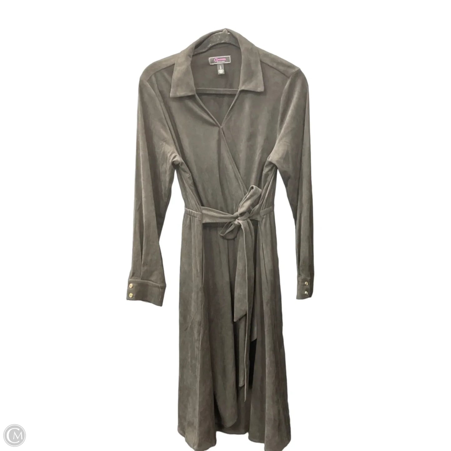 Dress Casual Midi By Christian Siriano In Black, Size: L