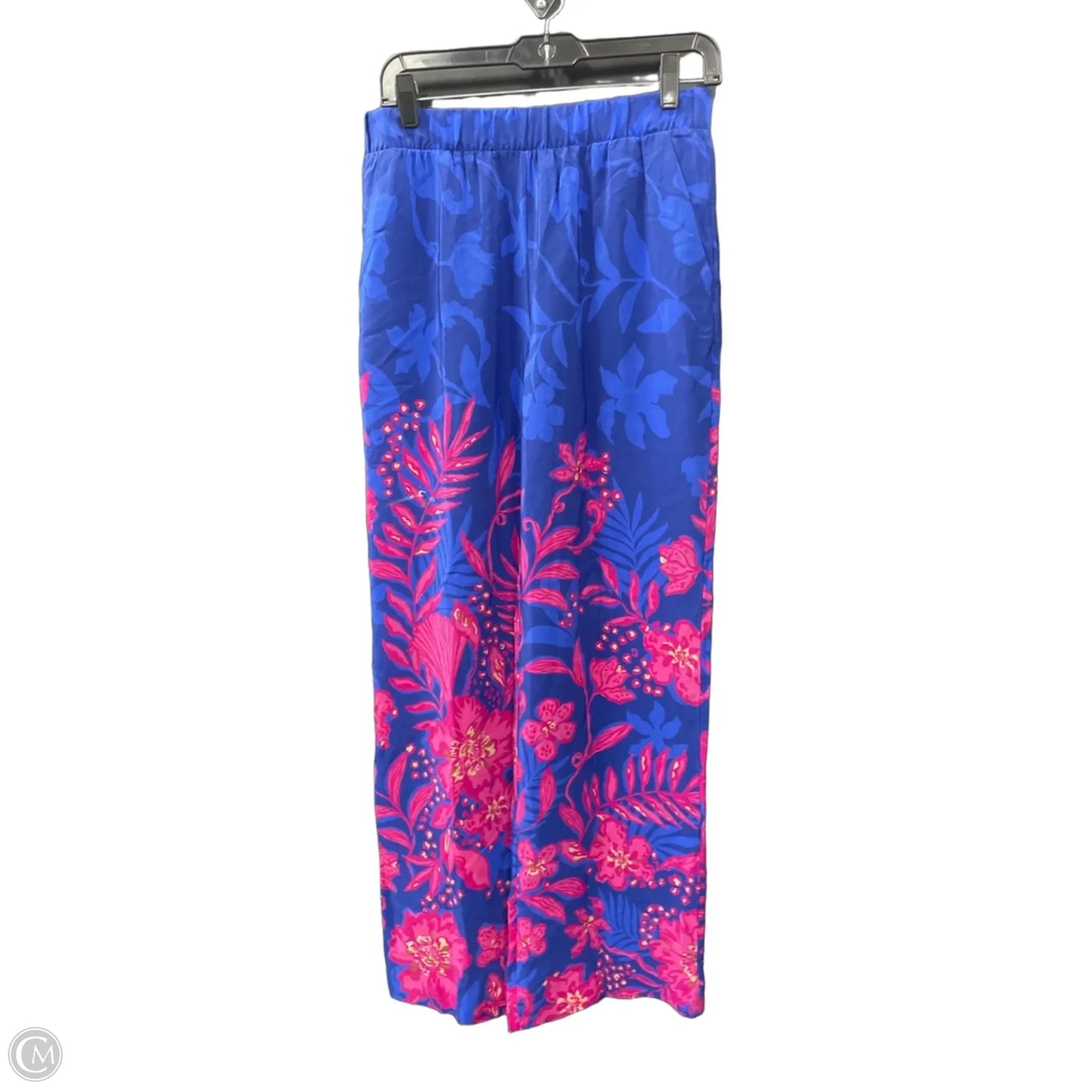 Pants Designer By Lilly Pulitzer In Blue & Pink, Size: 4