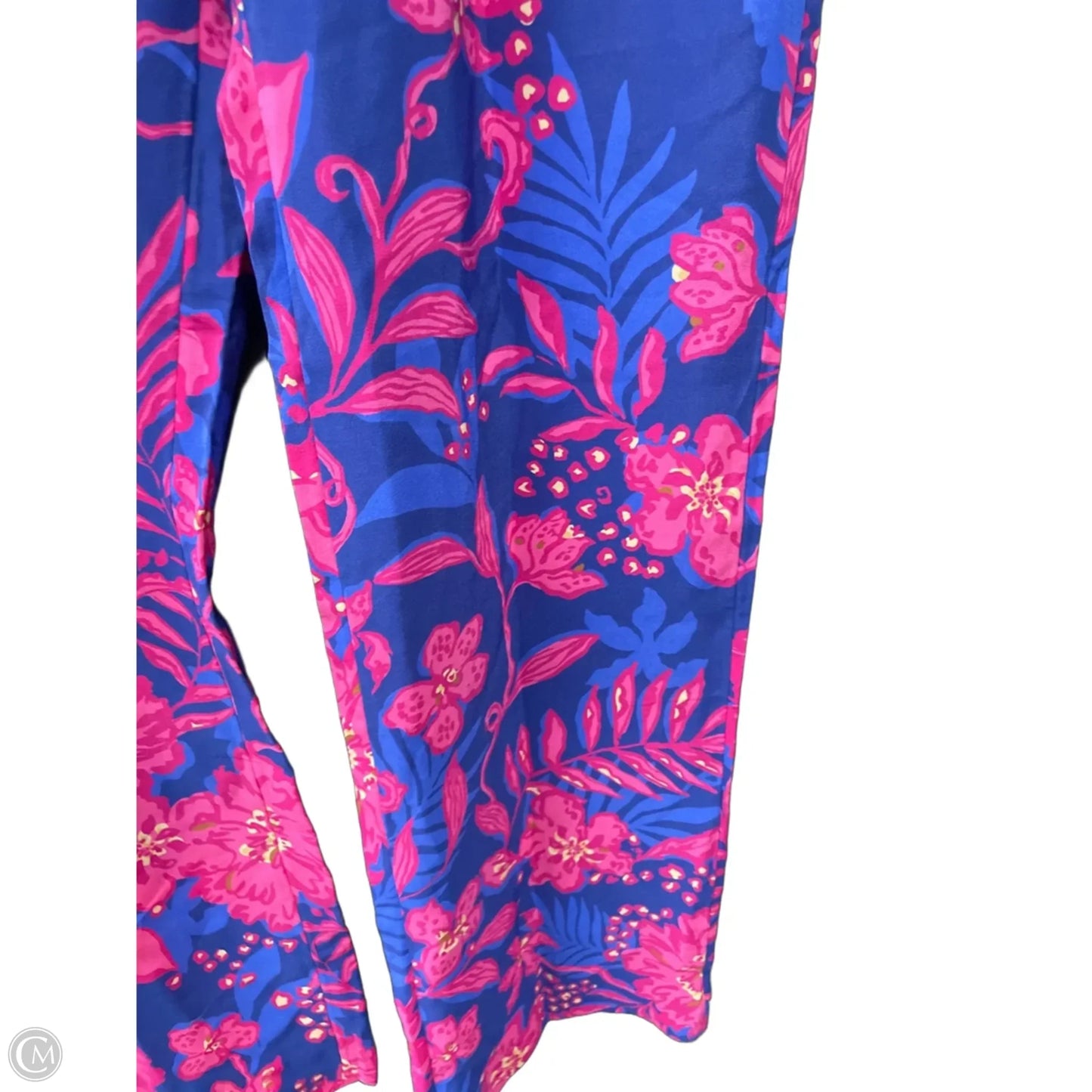Pants Designer By Lilly Pulitzer In Blue & Pink, Size: 4