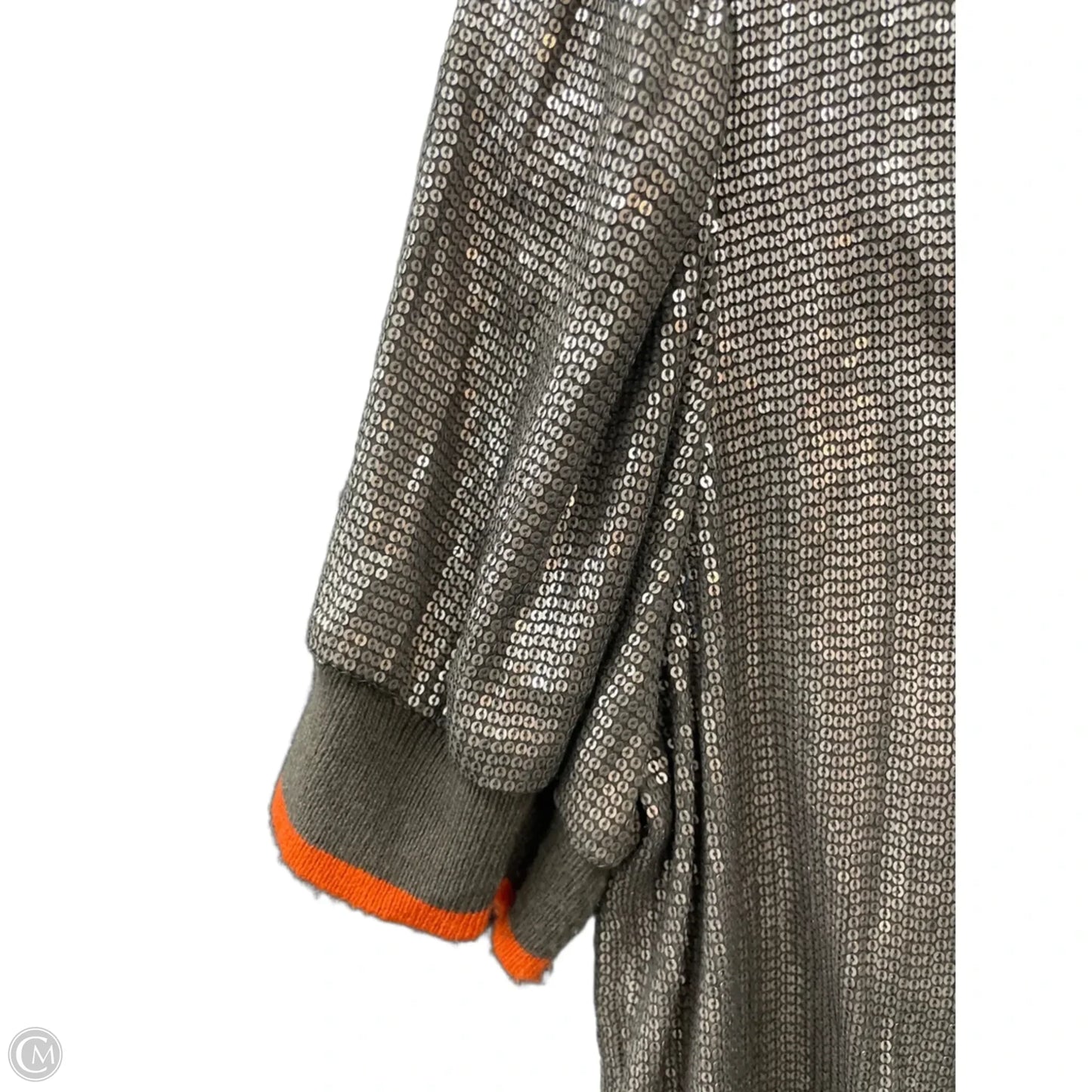 Top Short Sleeve By Robert Rodriguez In Brown & Orange, Size: M