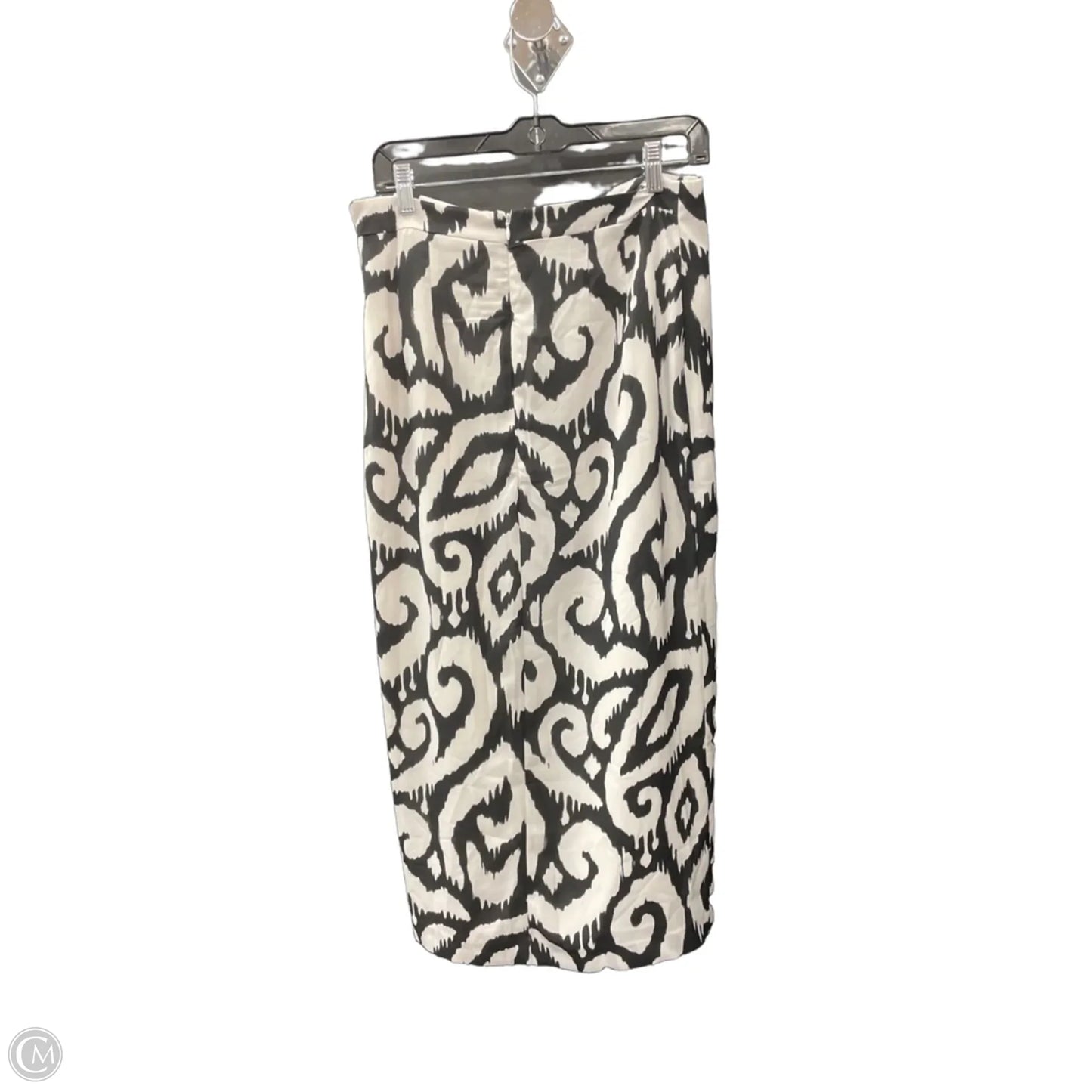 Skirt Maxi By Ann Taylor In Black & White, Size: 8