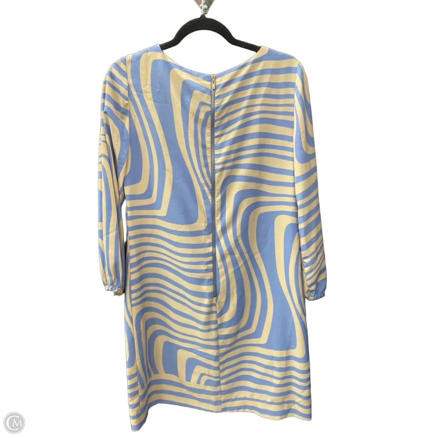 Dress Casual Short By Tahari In Blue & Grey, Size: 4