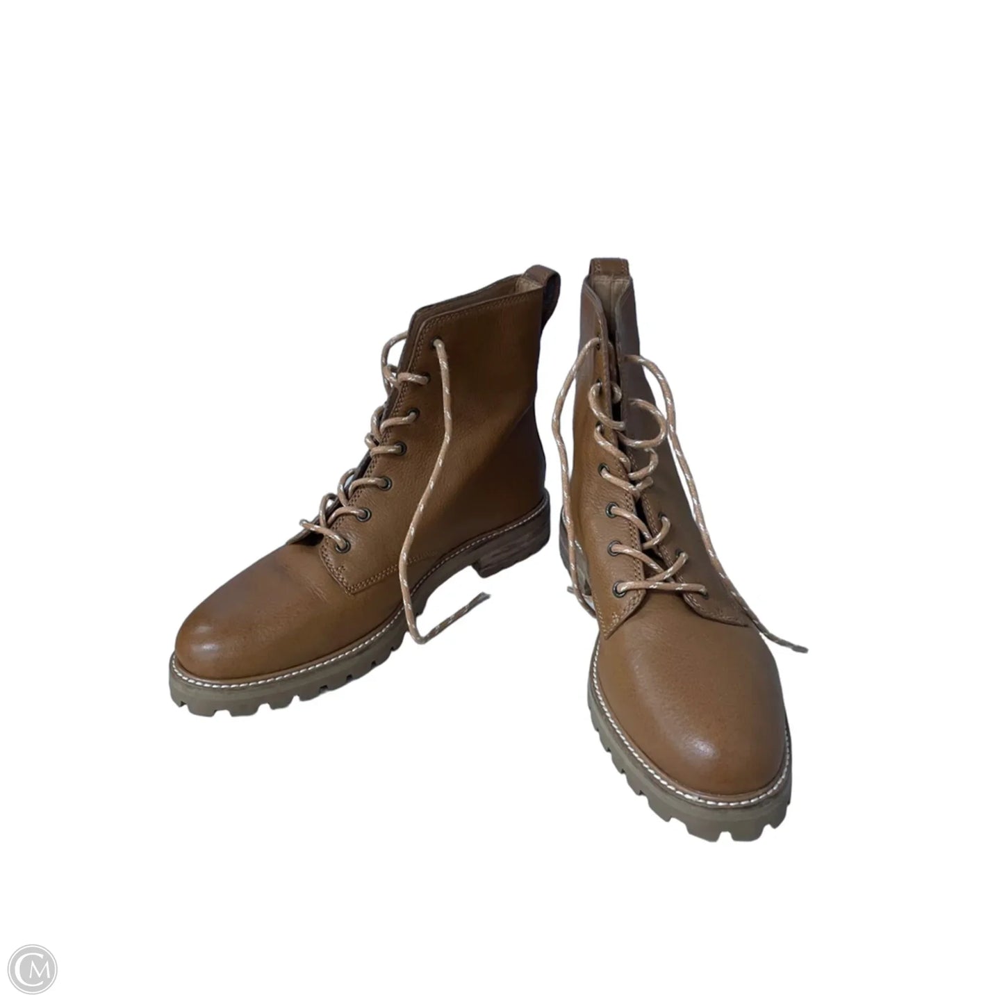 Boots Ankle Flats By Madewell In Tan, Size: 7