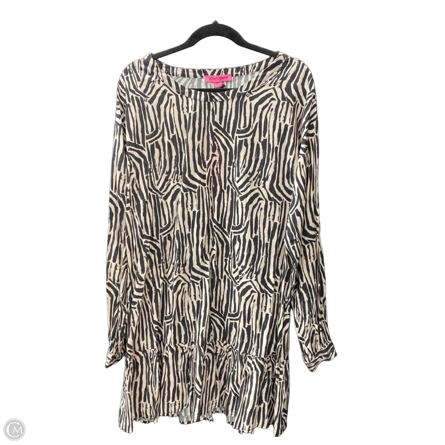 Dress Casual Short By Betsey Johnson In Animal Print, Size: Xl