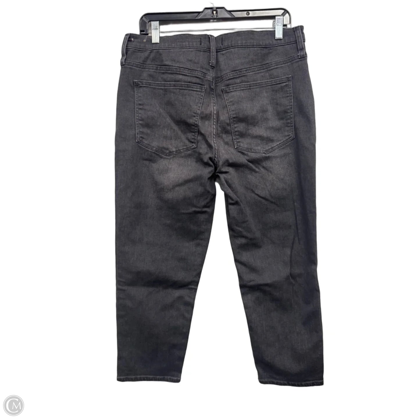 Jeans Straight By Madewell In Black, Size: 12