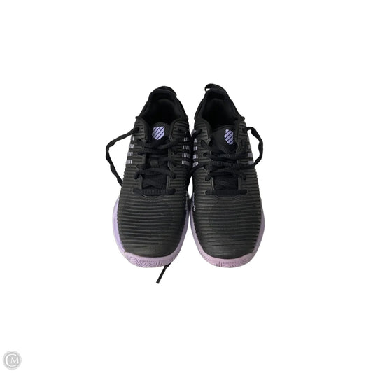 Shoes Athletic By K Swiss In Black & Purple, Size: 6