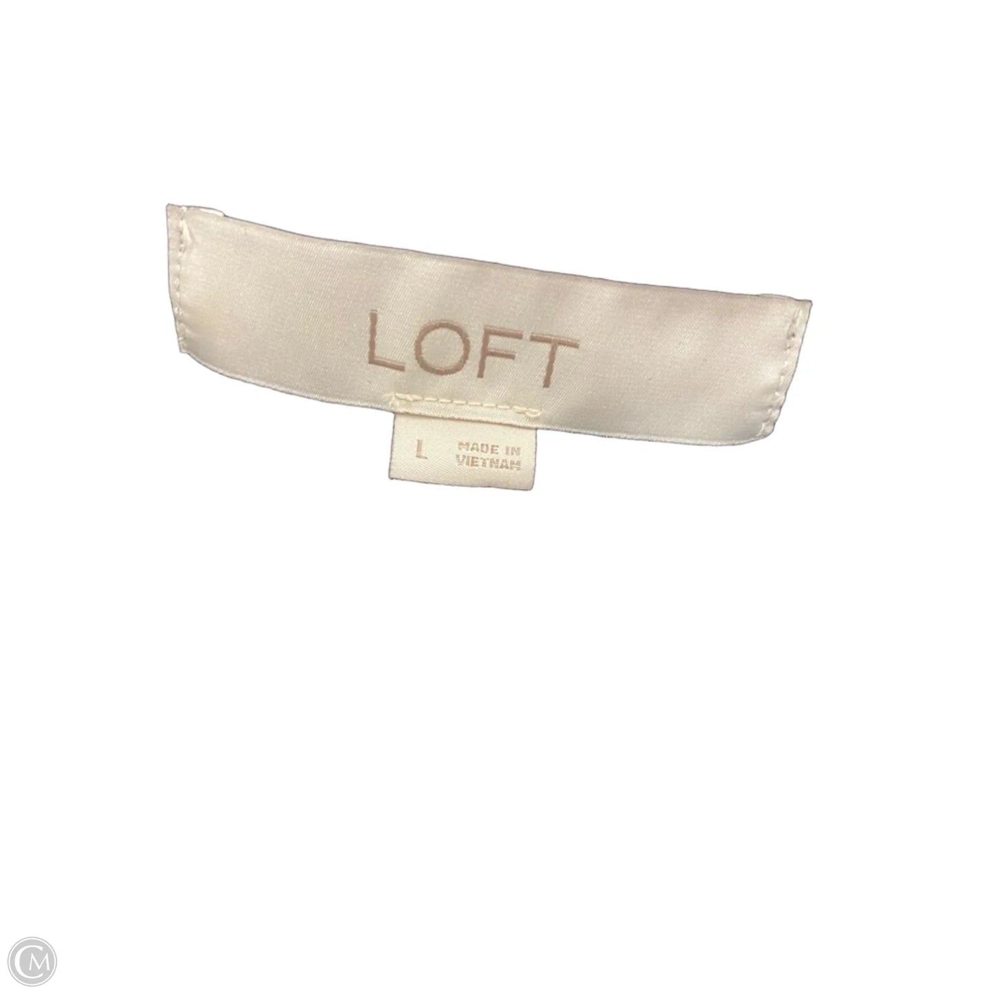 Dress Casual Maxi By Loft In Black, Size: L
