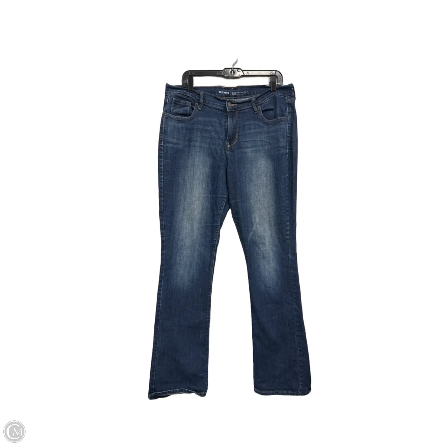 Jeans Flared By Old Navy In Blue Denim, Size: 14