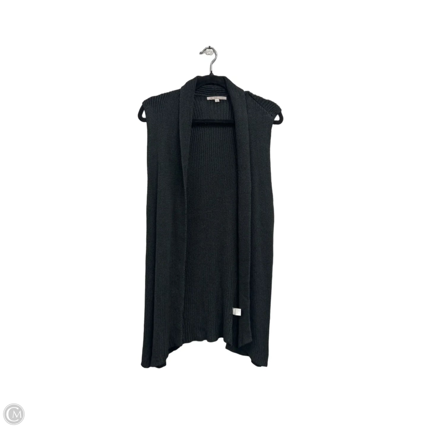 Vest Sweater By Gap In Black, Size: M