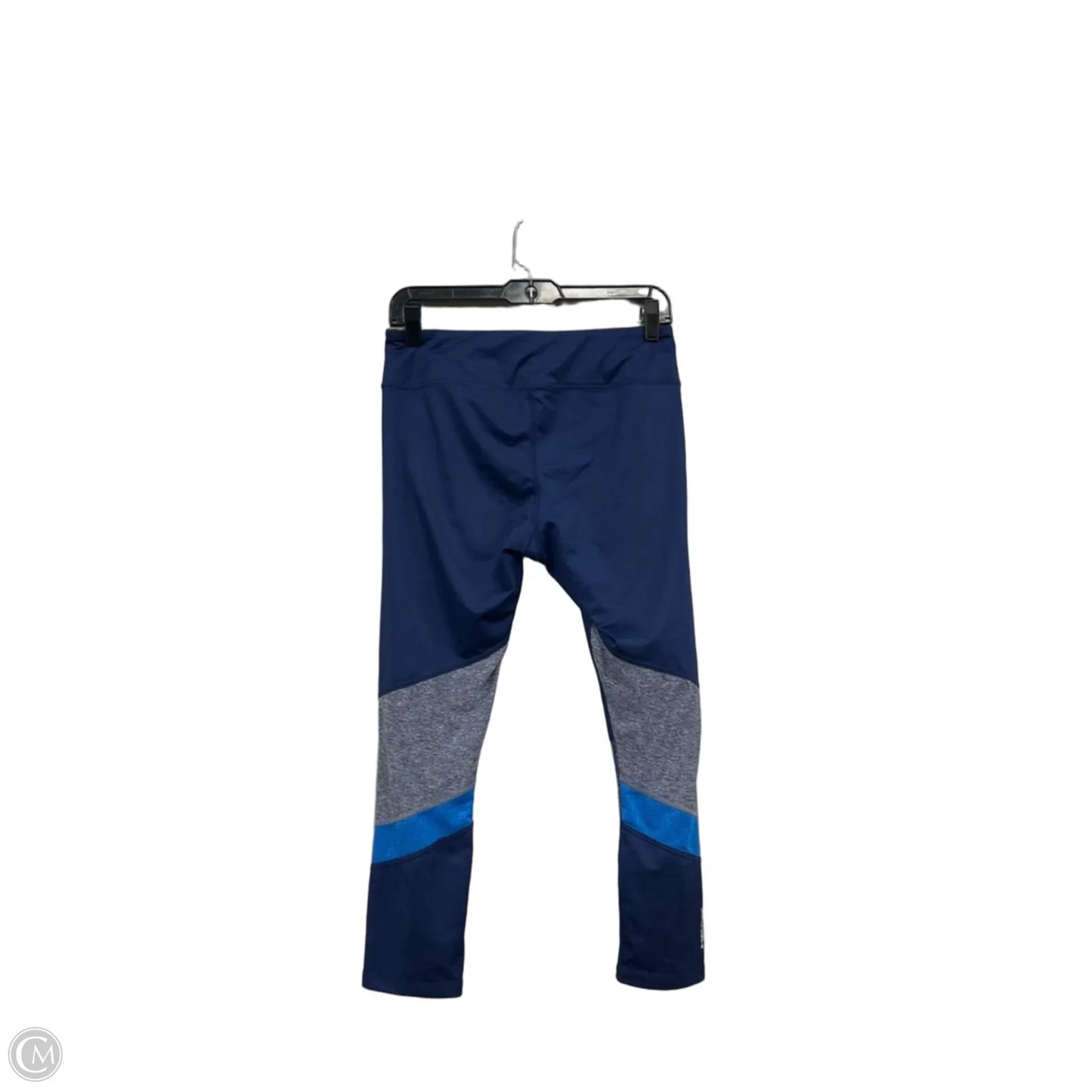 Athletic Leggings Capris By Head In Blue & Grey, Size: M