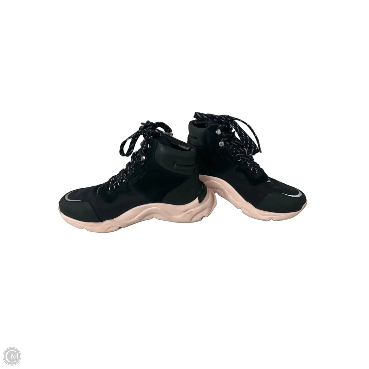 Boots Hiking By Sorel In Black & Pink, Size: 11