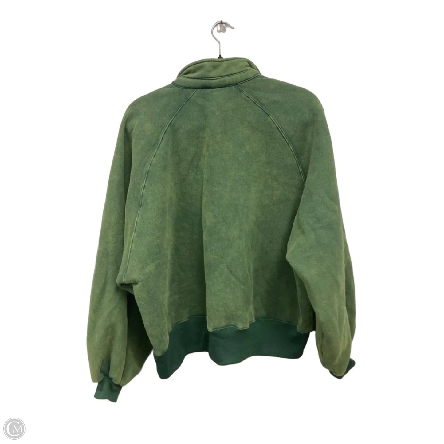 Sweatshirt Collar By Papermoon In Green, Size: L