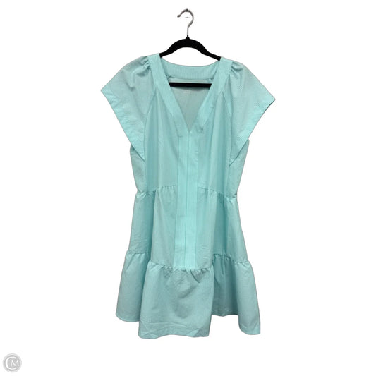 Dress Casual Short By Vineyard Vines In Blue & White, Size: L