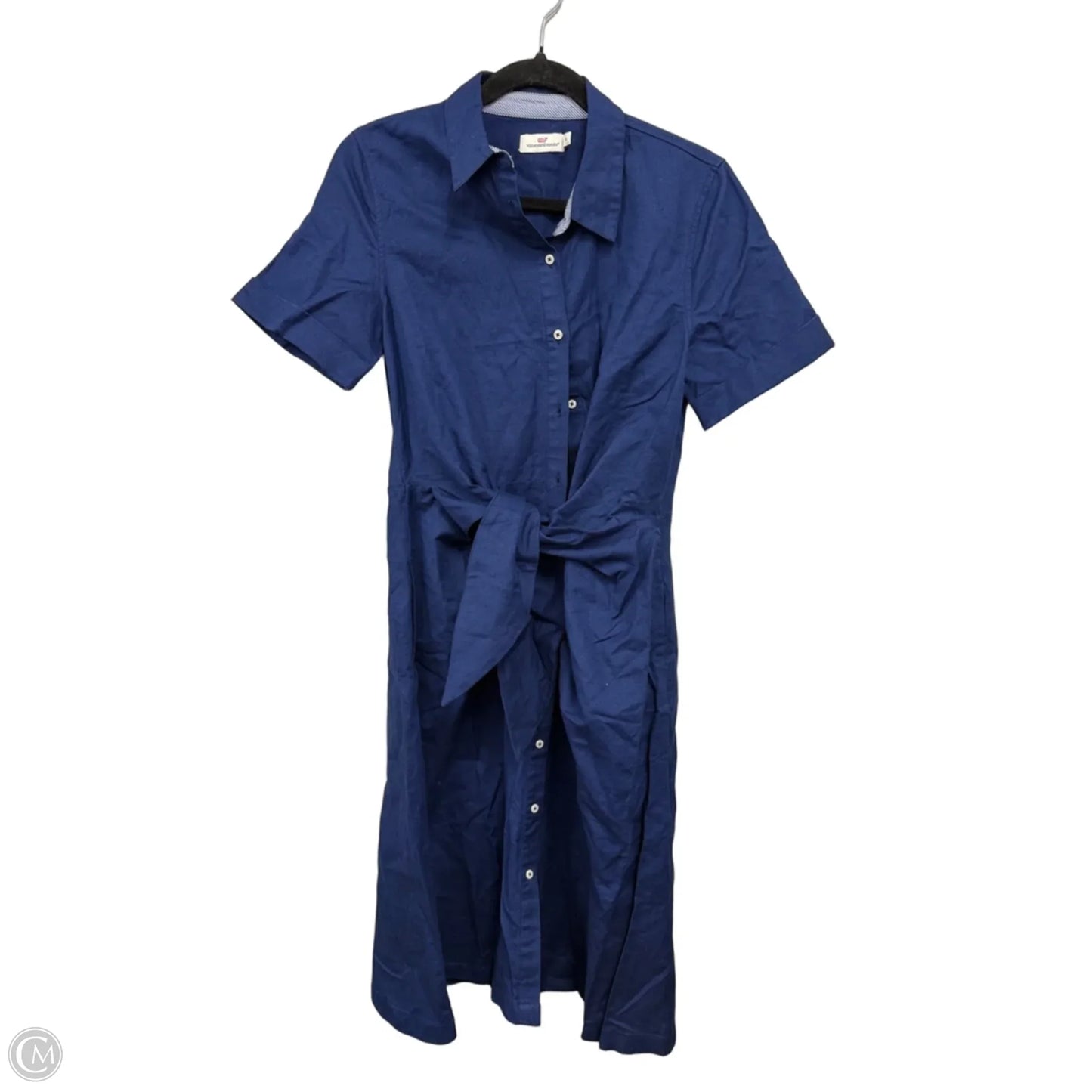 Dress Casual Midi By Vineyard Vines In Navy, Size: 10